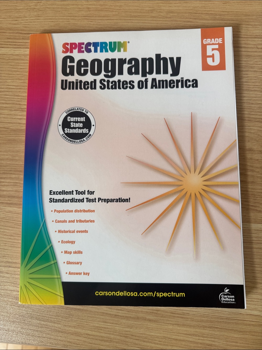 Spectrum Geography United States of America Grade 5 Workbook